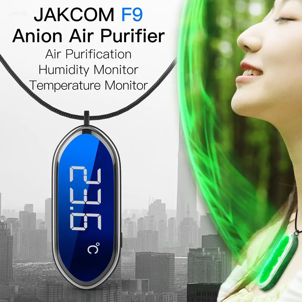 

JAKCOM F9 Smart Necklace Anion Air Purifier Nice than official store band 5 bracelet watch 2021 for men