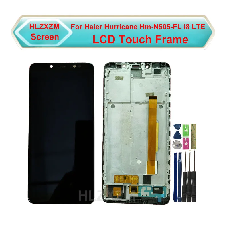 

ЖК-дисплей с сенсорным экраном и рамкой для Haier Hurricane Hm-N505-FL i8 LTE