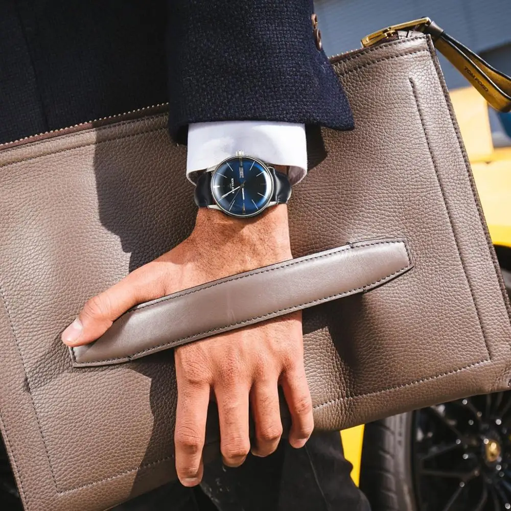 Роскошные мужские часы автоматические механические наручные Reef Tiger