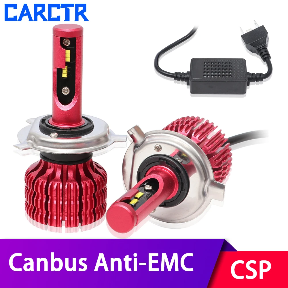 Светодиодный головной светильник CSP для автомобиля 9005/6 H1/3 H4 светодиодный H7 H11/16/5202