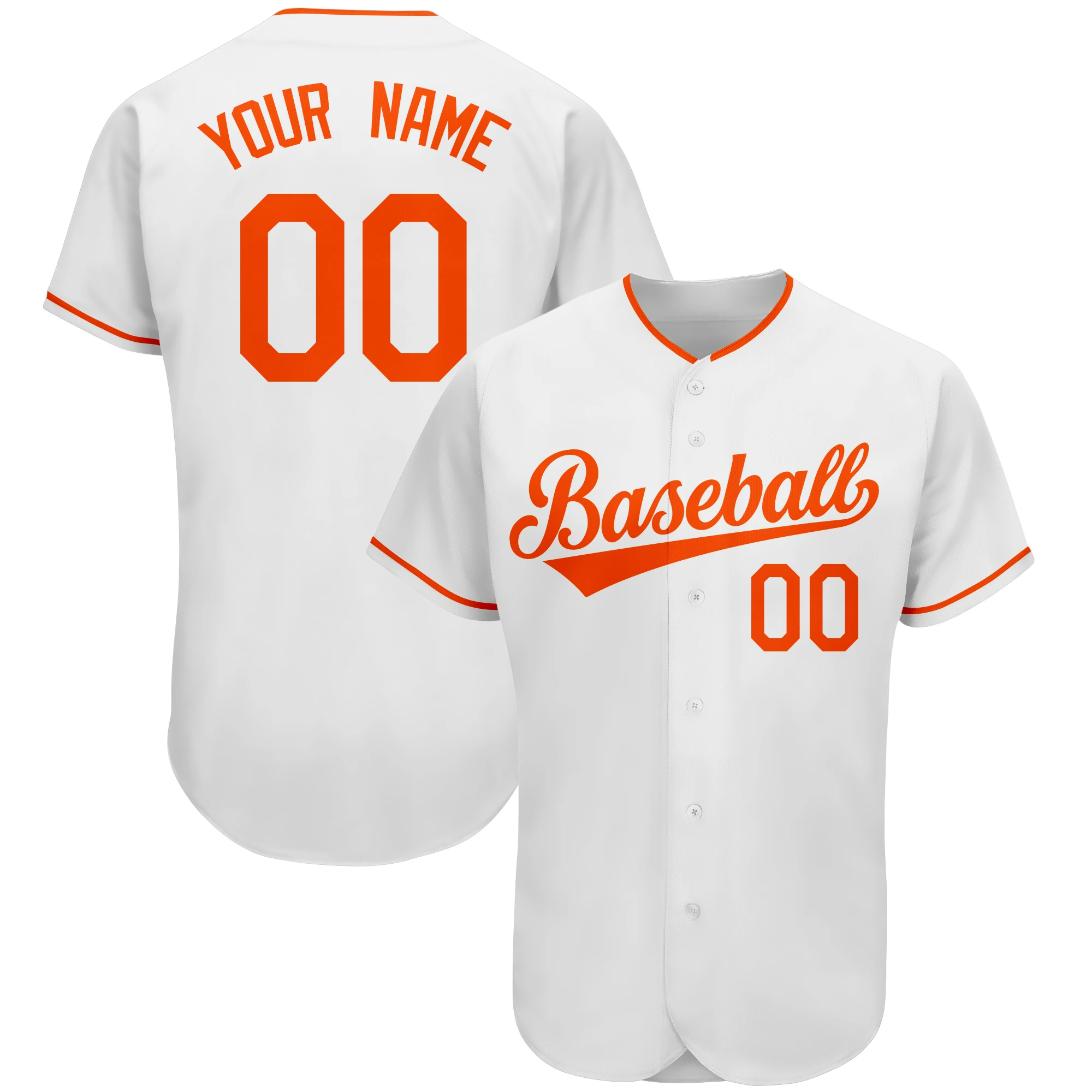 

Custom Baseball Jersey Personalized Name and Number Printed Sports Shirt for Men/Women/Child