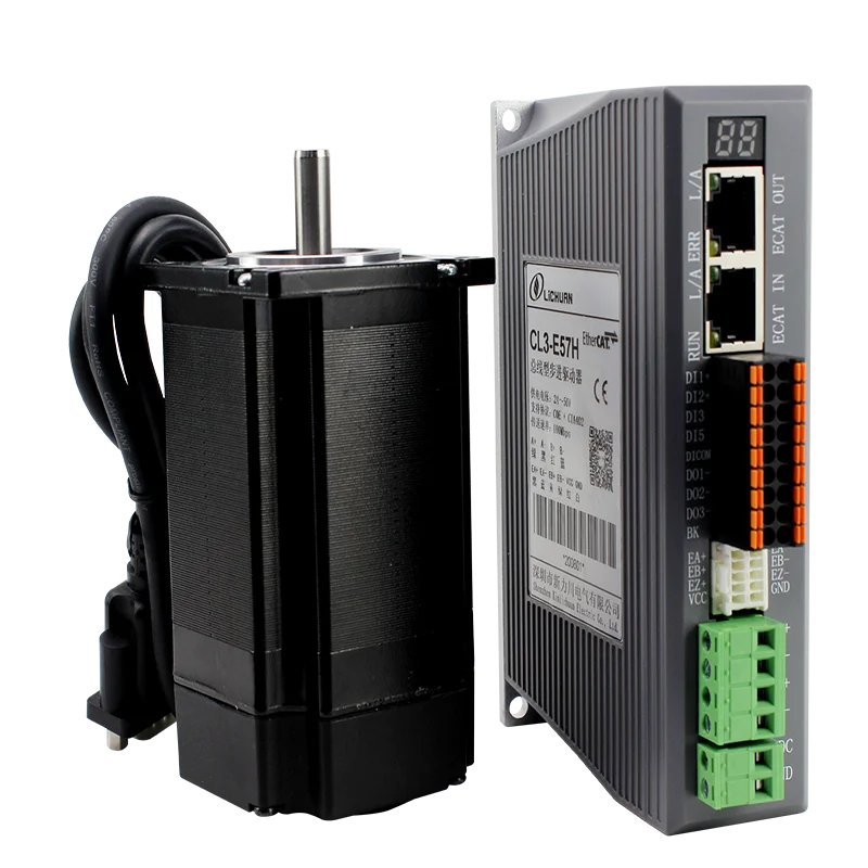 

Lichuan closed-loop driver Ethercat CL3-57H Nema23 cnc stepper ethercat step motor 3.5N.M closed-loop stepper motor kit