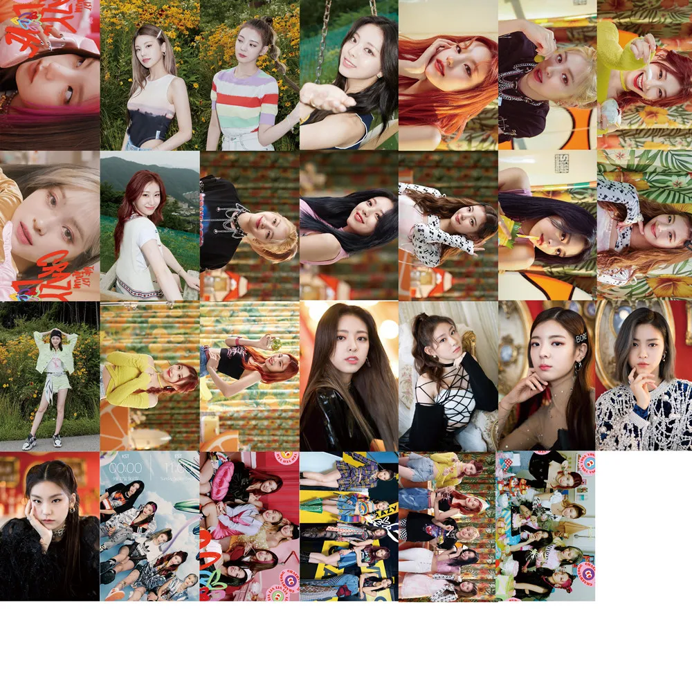 55 шт./ITZY LOMO карта Лиза дважды мамоо аespa crazy in love Lizhi Cui Zhixiu Shen Liuzhen Li Cailing IVE фото idol