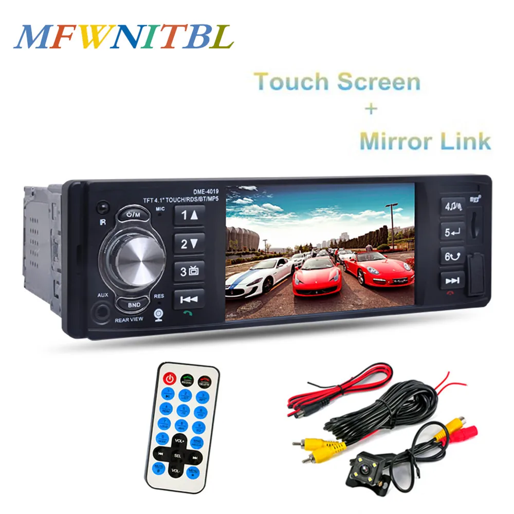 LTBFM 1 Din автомобильное радио MP5 palyer 4 дюйма HD сенсорный экран Bluetooth RDS FM AUX USB