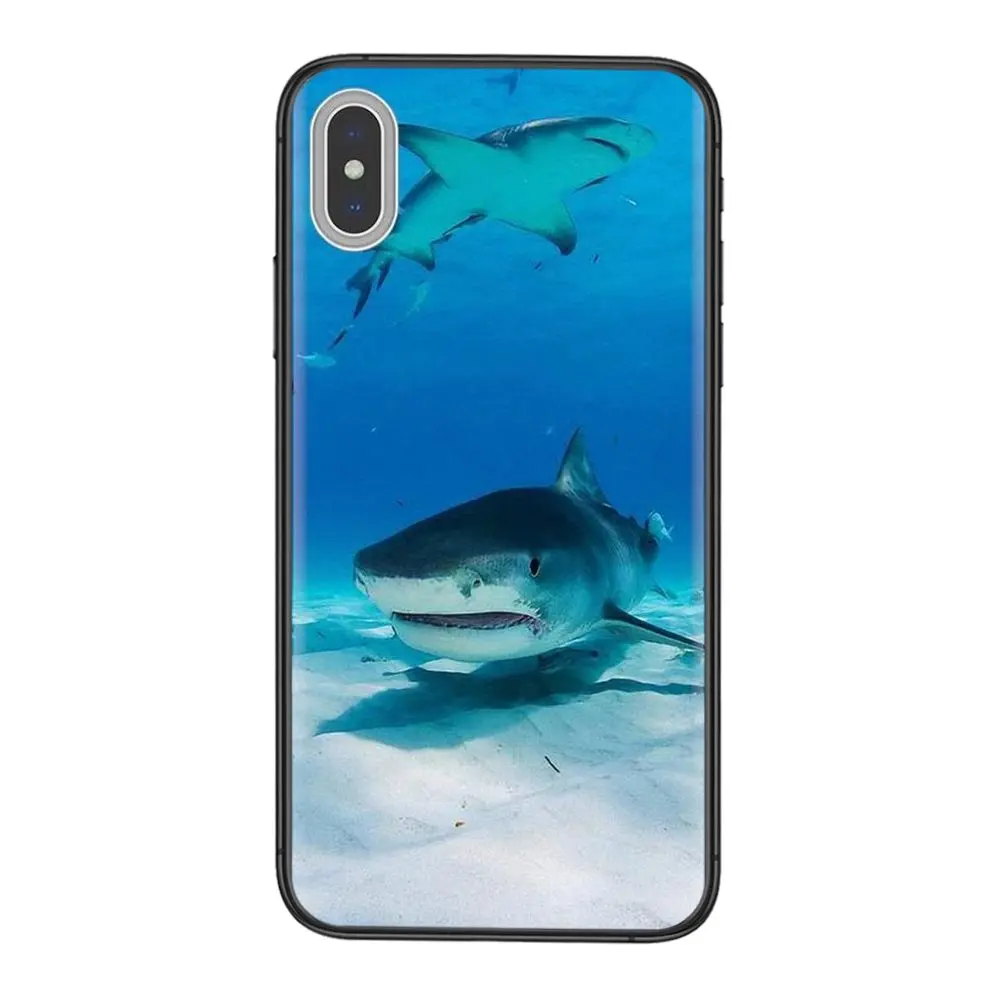Черный бампер с рисунком Prime Soft Top 10 смертоносные животные челюсти акулы для Samsung