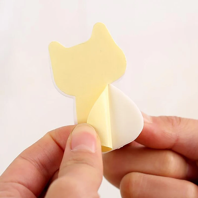 

3Pcs/set Cartoon Cat Door Hooks Durable Self Adhesive Wall Decor Hooks For Kitchen Spoon Sundries Hanger Bathroon Towel Hook