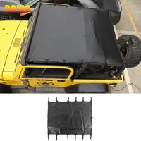 bawa leather soft roof top cover sunshade top full length cover car exterior accessories for jeep wrangler tj 1997 2006