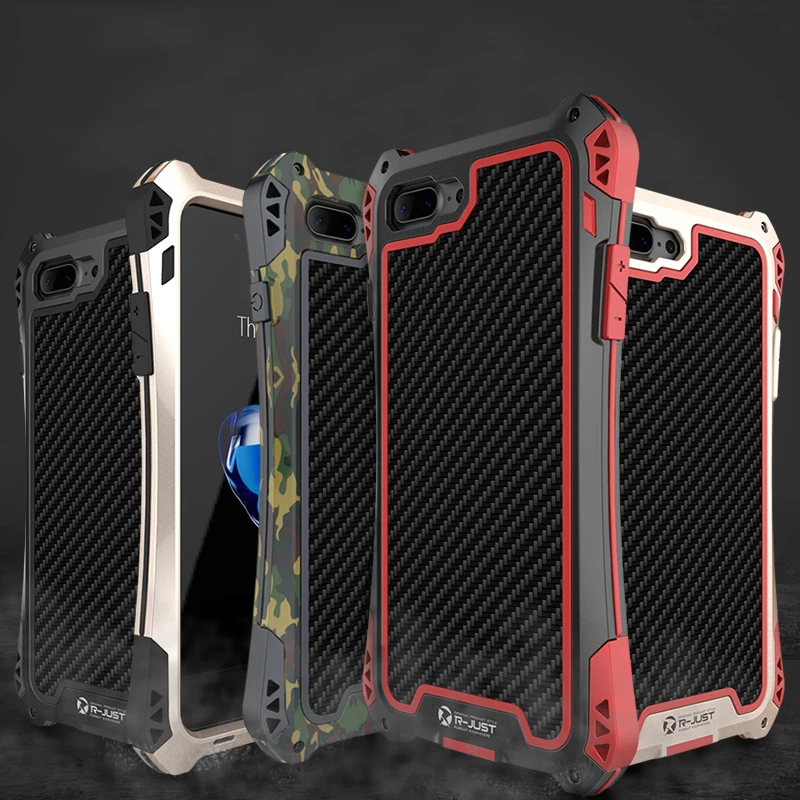 Роскошный чехол для Apple iPhone 8 7/ Plus алюминиевый металлический жесткий армированный