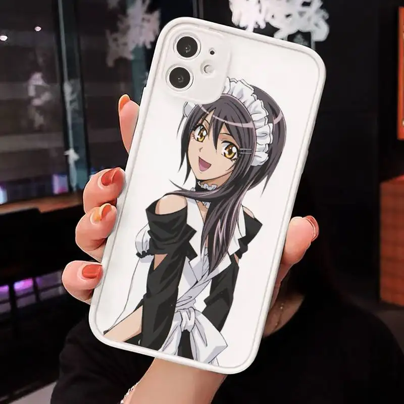 

Maid Sama Phone Case Matte Transparent for iPhone 7 8 11 12 s mini pro X XS XR MAX Plus cover funda