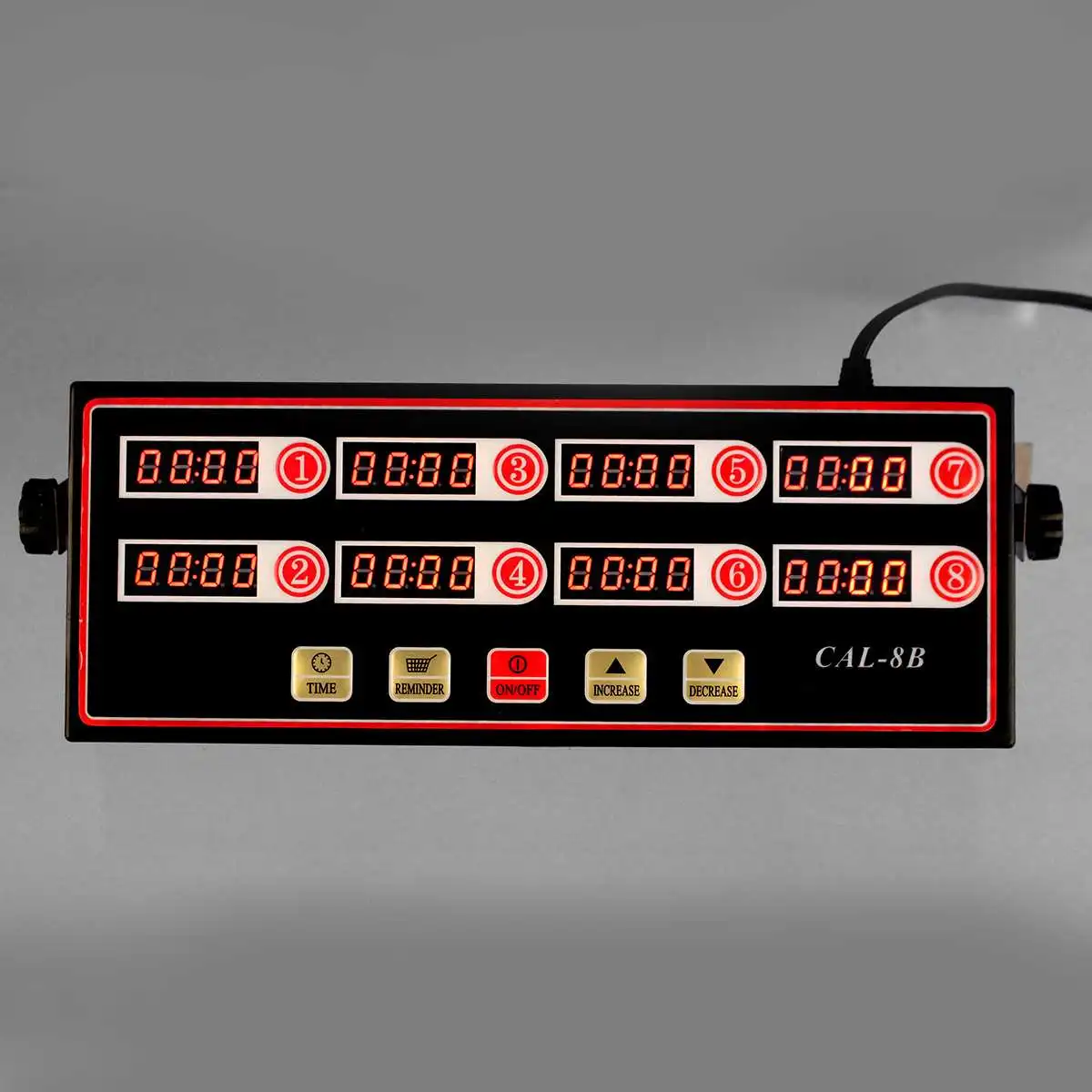 Kitchen Timer Digital Cooking Timing LCD Display Clock Shaking Reminder Commercial Restaurant 8 independent Channel | Дом и сад