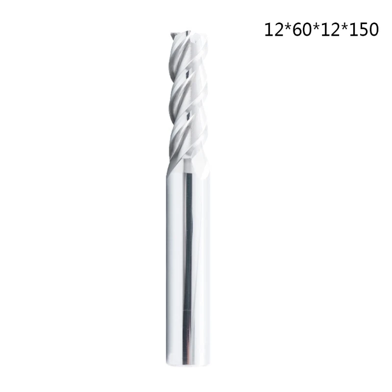 

HRC45 Endmill 3 Flute Tungsten Steel Milling Cutter Tool Aluminum Router Bits Acrylic Copper Plastic for Industry
