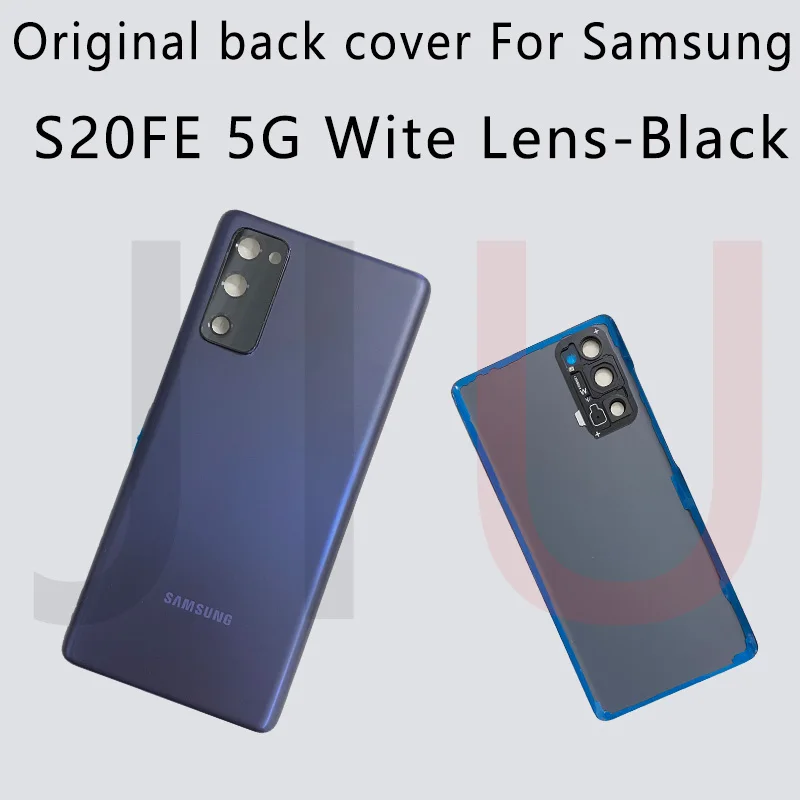 Для SAMSUNG Galaxy S20 FE 5G задняя крышка для аккумуляторной батареи корпус чехол S20fe