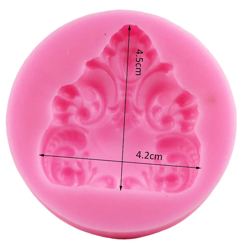 Рельефная силиконовая форма в стиле барокко|Пресс для глины| |