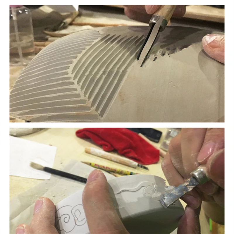 Инструменты для моделирования древесины спилок инструменты скульптуры глина