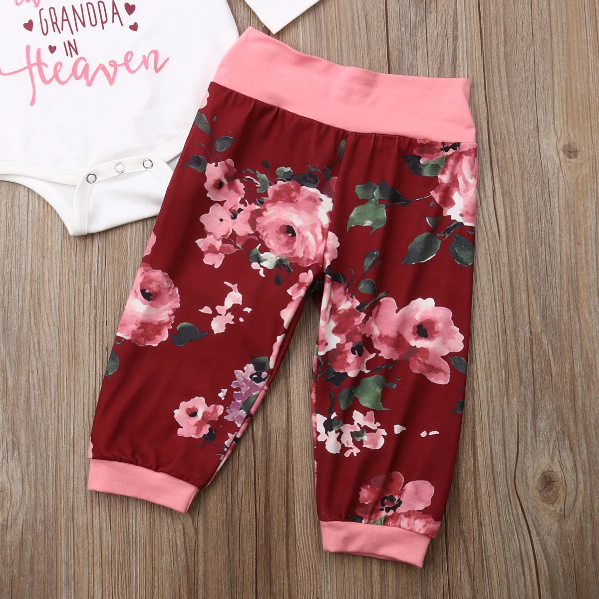 2019 Baby Spring Autumn Clothing Newborn Infant Girl Floral Outfits Clothes Long Sleeve Romper+Pants+Headband+Hat 4Pcs Set | Мать и