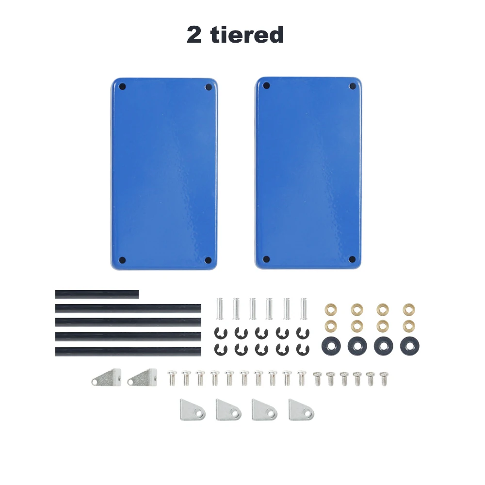 2-ярусная 3-ярусная металлическая ручная тележка для радиоуправляемых машинок