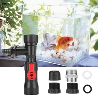 plastic aquarium water changer faucet type water changer fish tank cleaning tool
