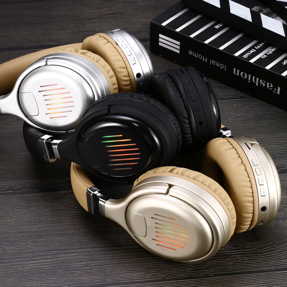 Беспроводная гарнитура Bluetooth Hi-Fi игровая TM-061 Наушники w/микрофон со светодиодной