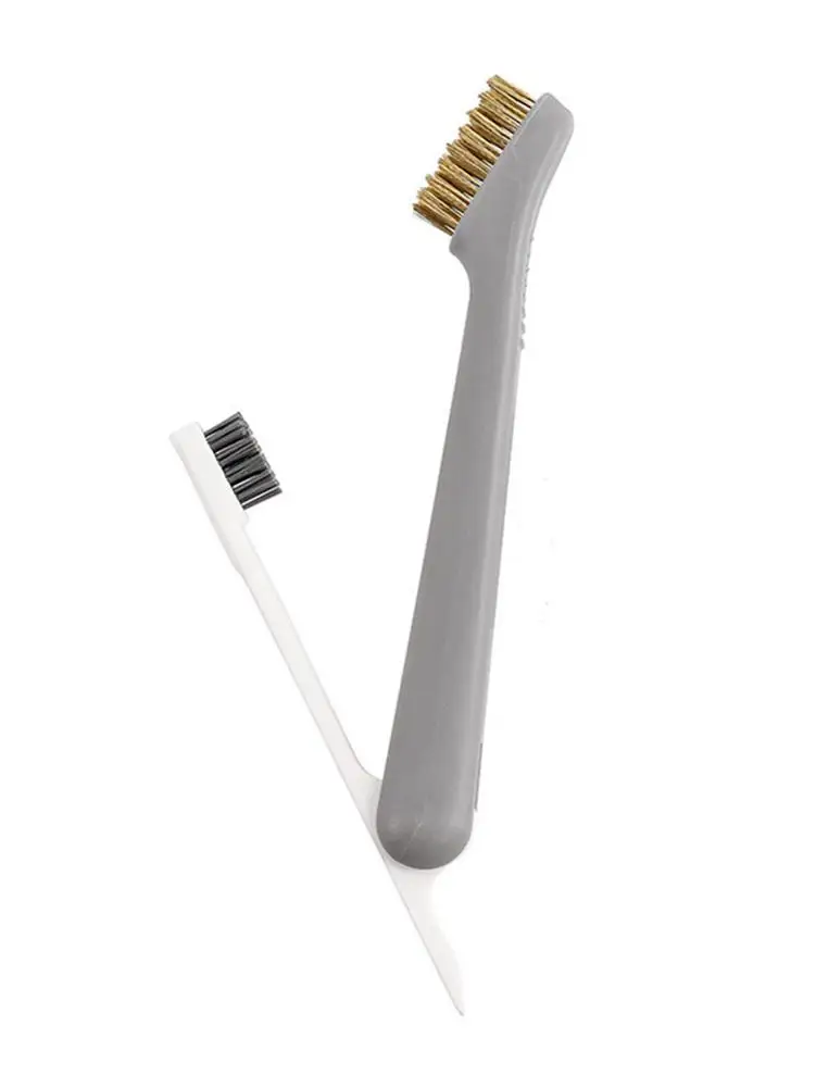 

Мини-щетка для царапин-маленькая проволочная щетка с щетиной из нержавеющей стали и щетиной из ПЭТ-3 в 1 стандартная щетка для глубокой очист...