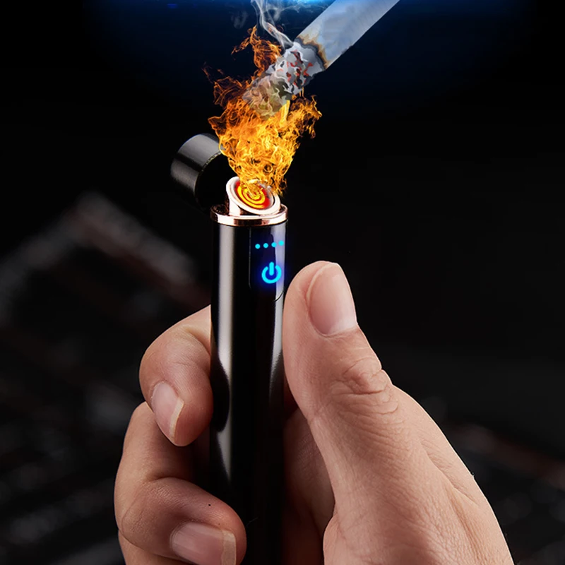 Креативная электрическая зажигалка с подключением к usb тонкий нагревательный