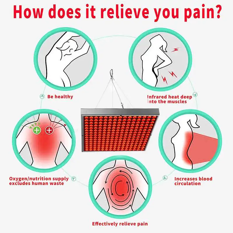 Светодиодная лампа для терапии 450 Вт красный свет нм световая терапия всего тела