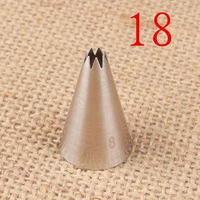 18 open star 7 tooth cream decorating mouth 304 stainless steel baking diy tool small number