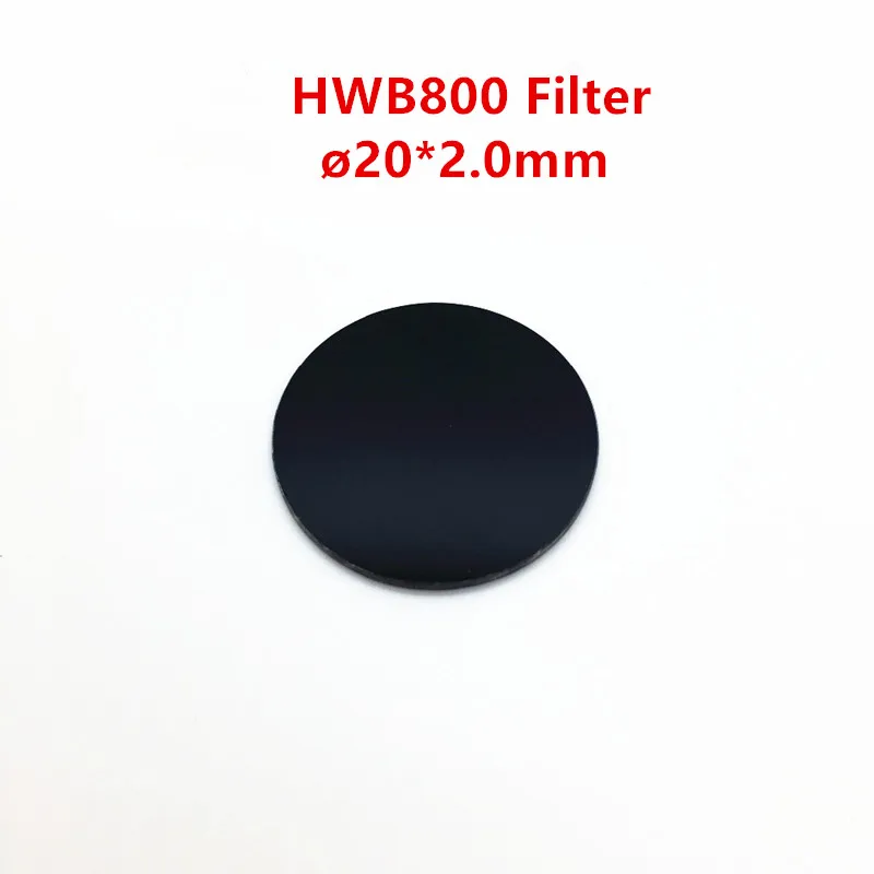Инфракрасный фильтр 20*2 0 мм 800nm HWB800 RG800|Оптические фильтры| |