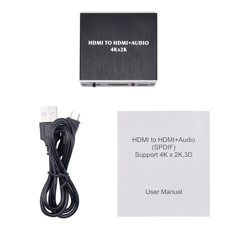 Bundwin HDMI-совместимый аудио экстрактор стерео преобразователь Оптический TOSLINK SPDIF +