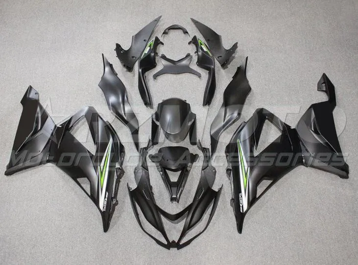 

Injection New ABS Whole Fairings Kit For kawasaki Ninja ZX-6R 599 ZX6R 2013 2014 2015 2016 2017 2018 Bodywork set black matte