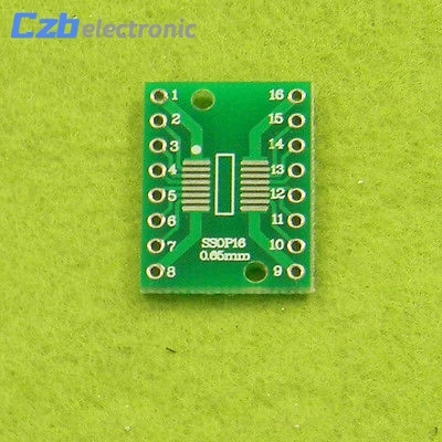 10 шт. SOP20 SSOP20 TSSOP20 к DIP20 плата SMD для DIP-адаптера 0 65 мм/1 27 мм до 2 54 DIP Pin шаг PCB