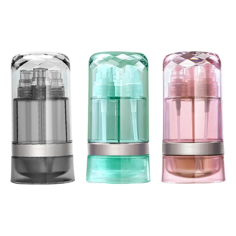 6 в 1 Портативный путешествия дозатор шампуня лосьона гель для душа чехол Пресс