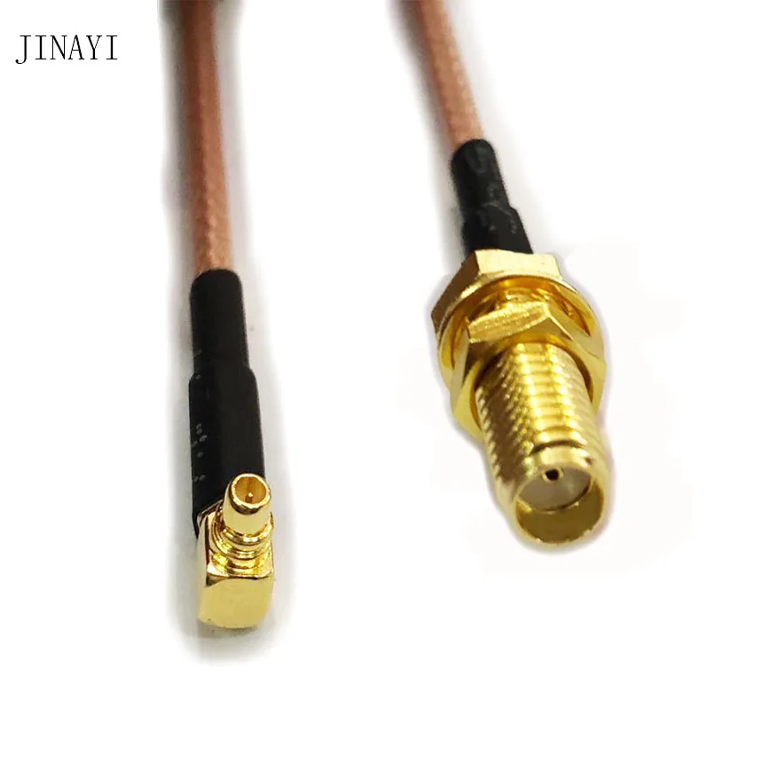 Коннектор SMA Мама папа MMCX косичка RF с прямым углом кабель RG316 10 см 15 20 30 50
