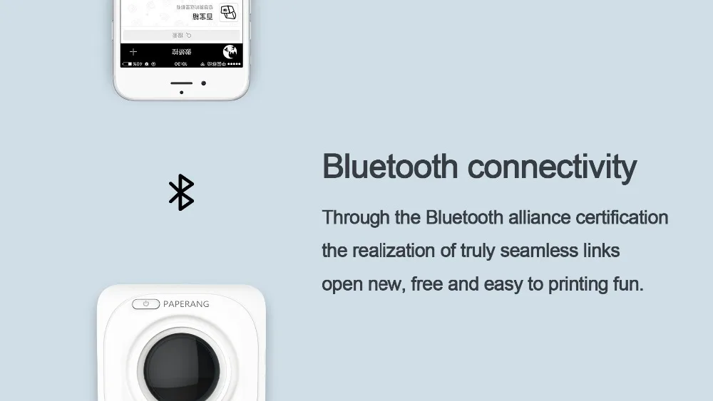 PAPERANG P1 портативный Bluetooth 4,0 принтер термальный фото телефон беспроводное соединение мини карманные принтеры для IOS Android jepod