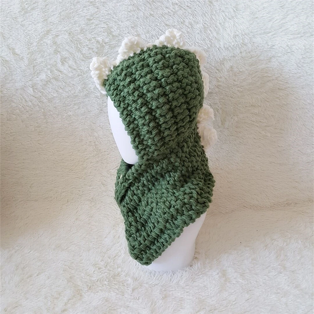 Хэллоуин НОВАЯ шапка с динозавром костюм ручной вязки детская Мужская и женская