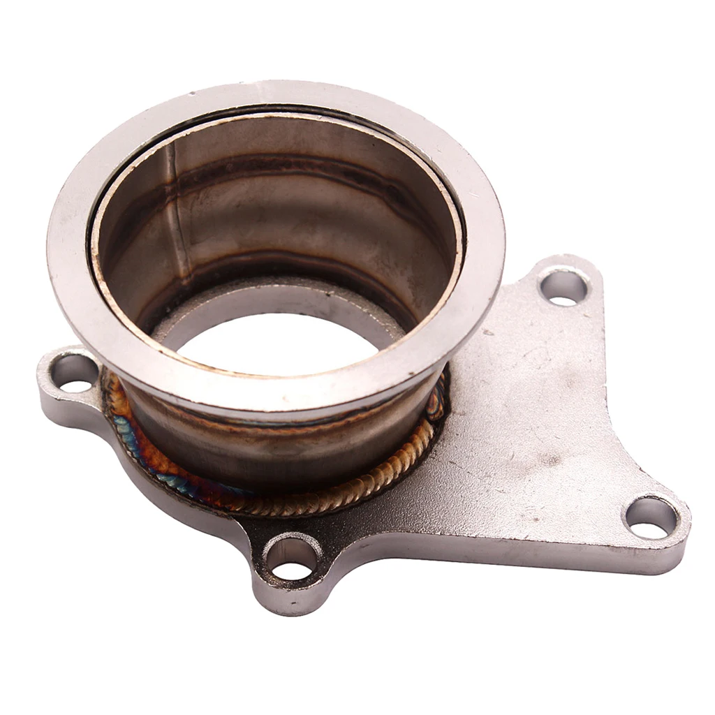 Нержавеющая сталь для T3/T4 Turbo 5 болт 3 &quotV Band фланец турбо адаптер|Турбонагнетатели