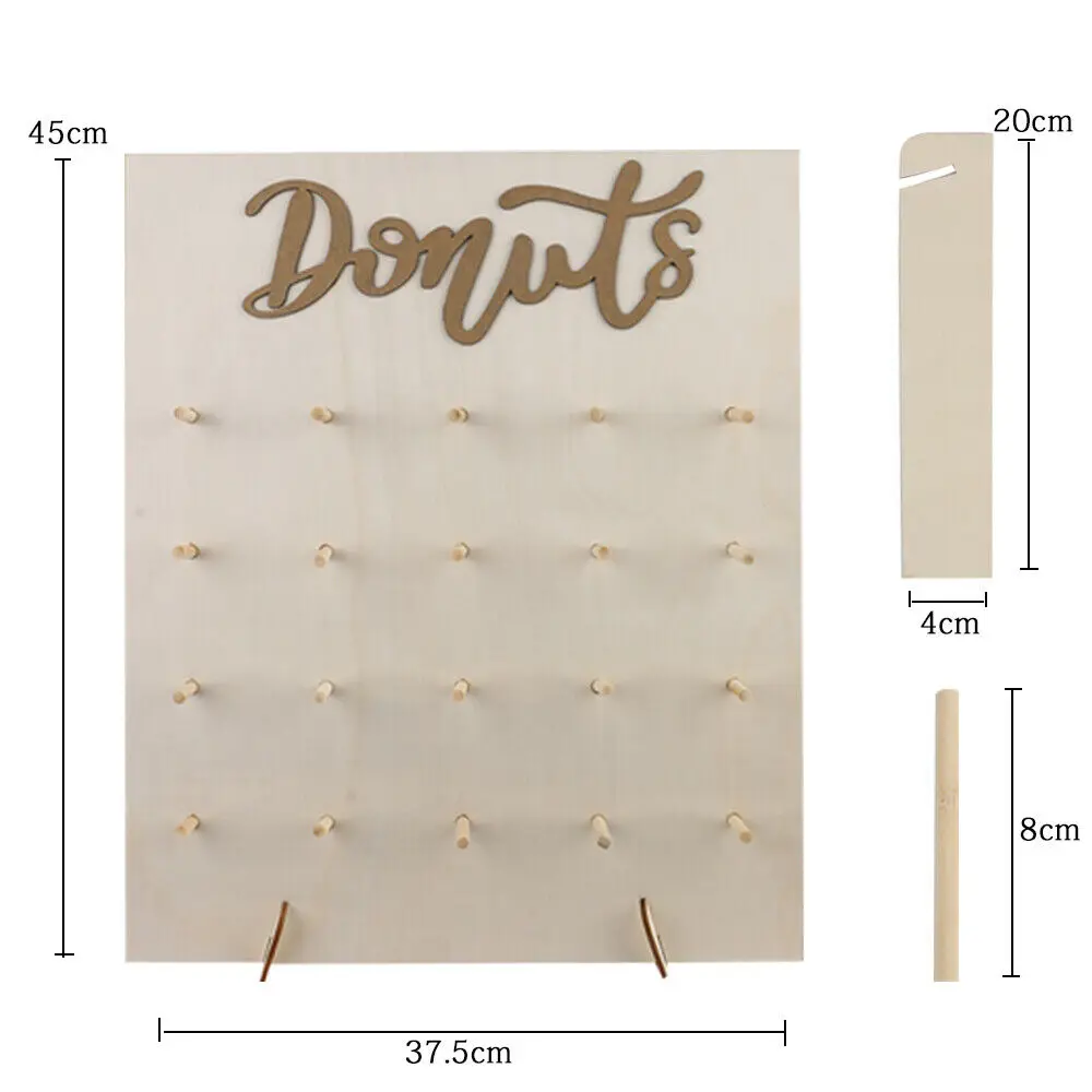 Пончик стена для свадьбы фотоэлемент пончик Сладкая корзина украшение стола