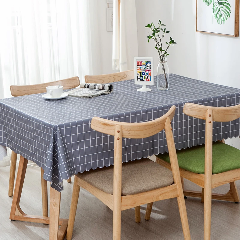 ПВХ решетка прямоугольная домашняя скатерть для ресторана водонепроницаемая и