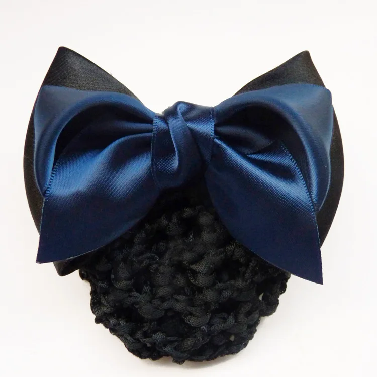 Женские текстильные Цветочные зажимы для волос бант заколка лента сплошной