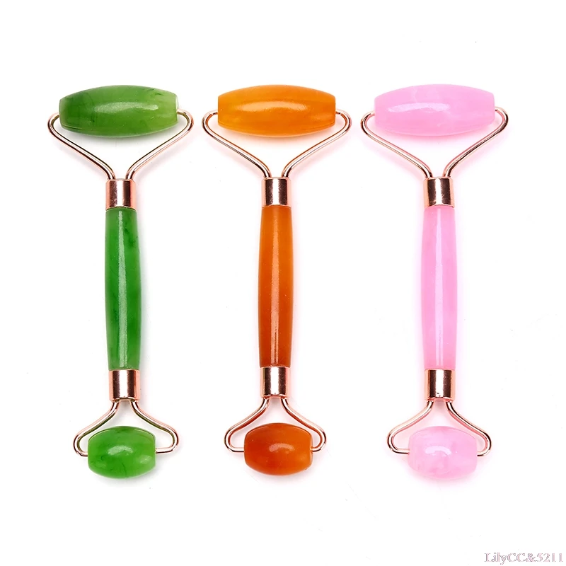 

Double Head Resin Facial Massage Roller Skin Care Tools 1pc