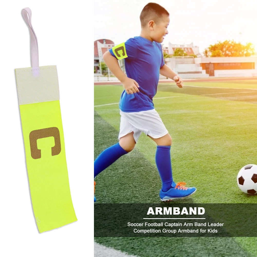 Hot Sale Armband Skillful Manufacture Kids Child Elastic Soccer Football Captain Armband Leader Competition Arm Band