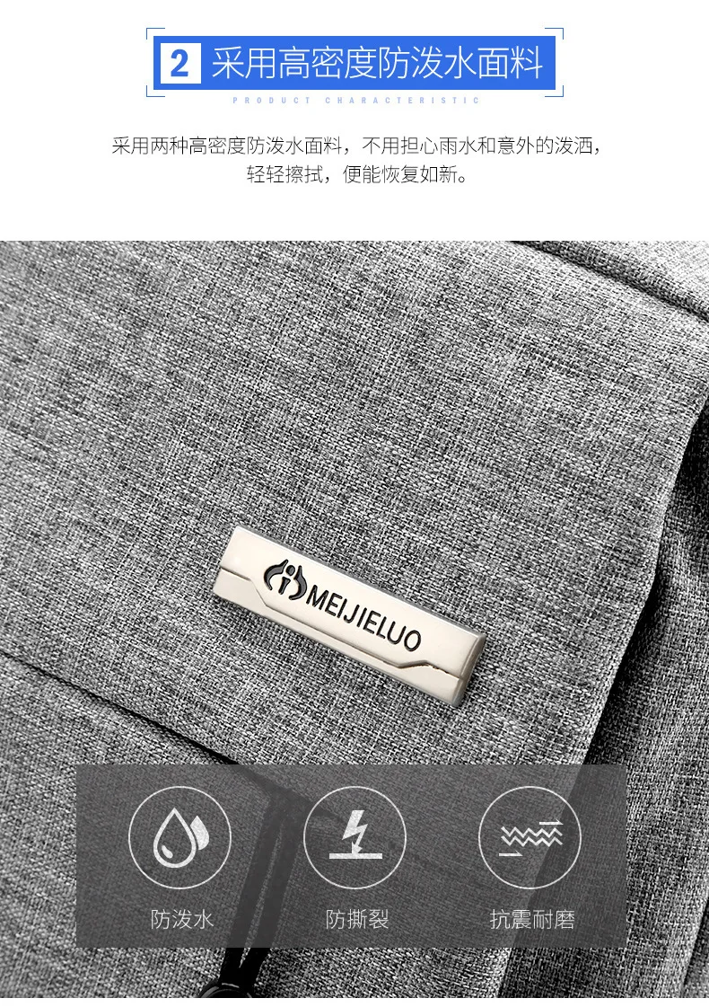 Xiaomi Mijia, рюкзак, стиль, простой, usb зарядка, рюкзак для мужчин и женщин, повседневная, деловая, сумка для компьютера