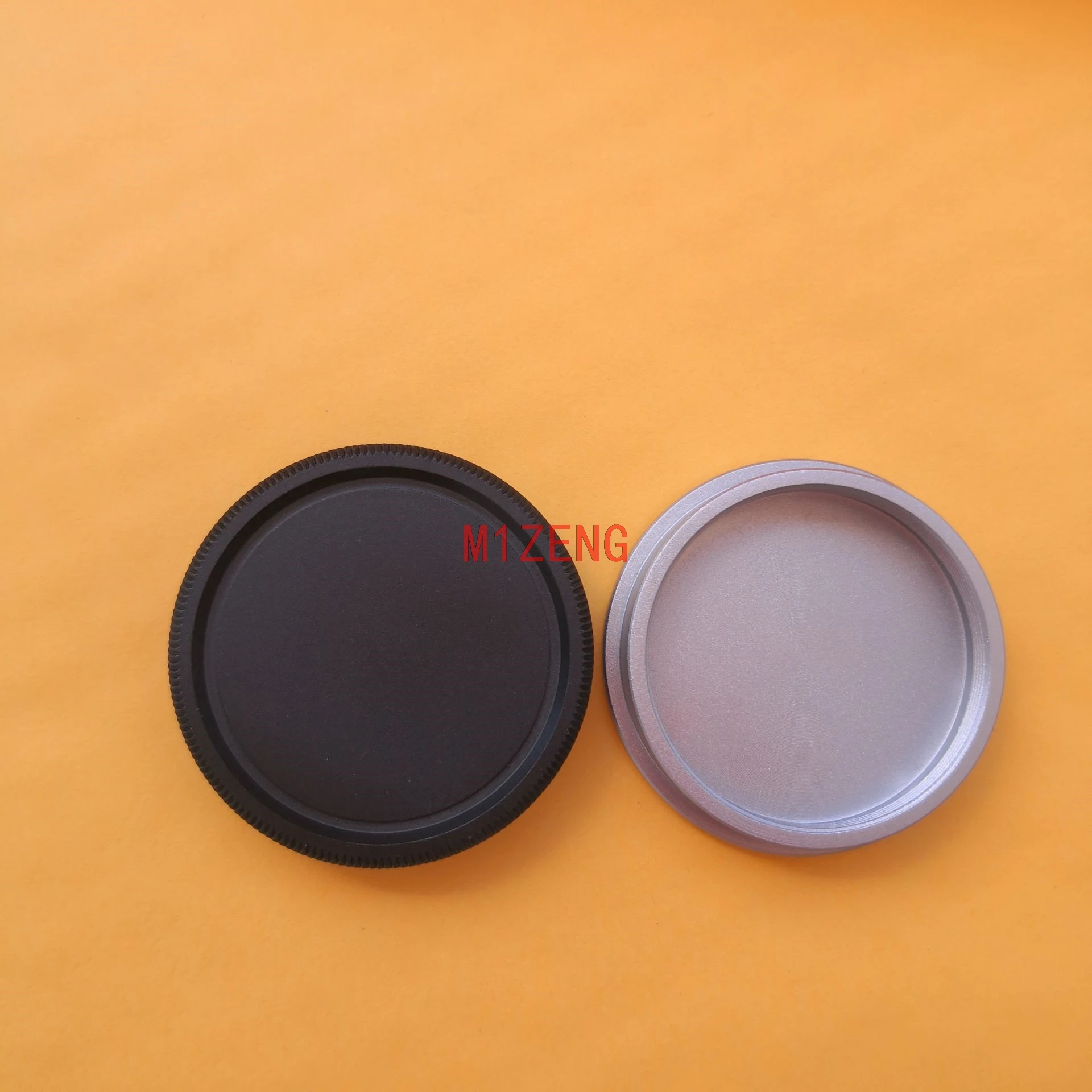

M37*0.75mm 37mm m37 metal Rear Lens Cap/Cover dust protector for 37 mm camera cctv movie lens black silver