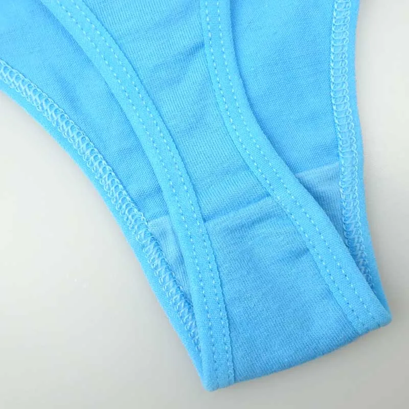 Женские хлопковые стринги Moonflame однотонные 5 шт./лот M L XL 87333|Женские трусики| |