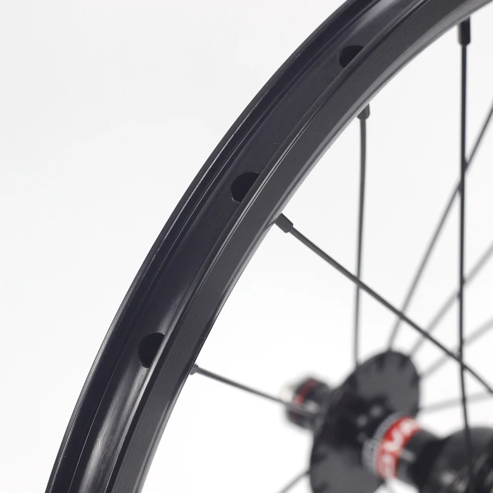 Alloy Wheels 16&quot 1 3/8&quot 349 V Rim Brake 24H 8-11s 74mm 130m for FNHON GUST Folding Bike Urban Clincher Bicycle | Спорт и