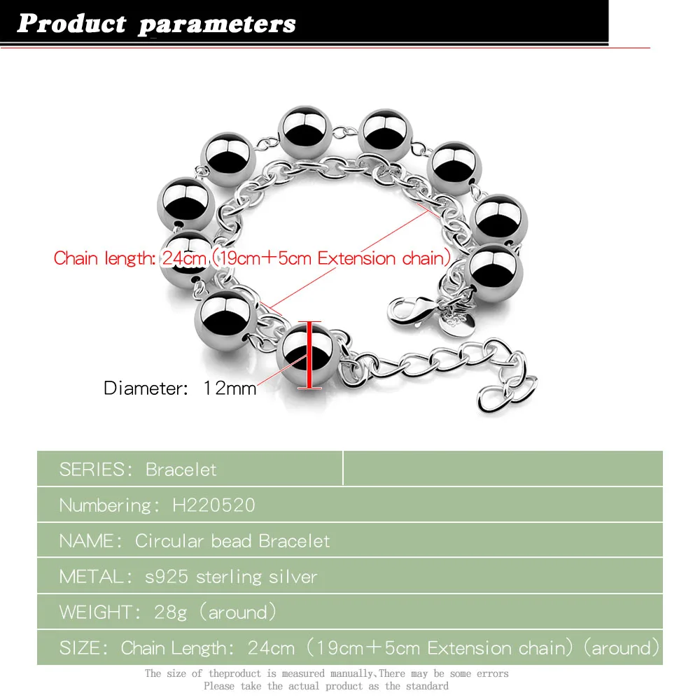 В богемном стиле Серебряный Шарм Браслет для женщин оригинальный 925 Стерлинговое