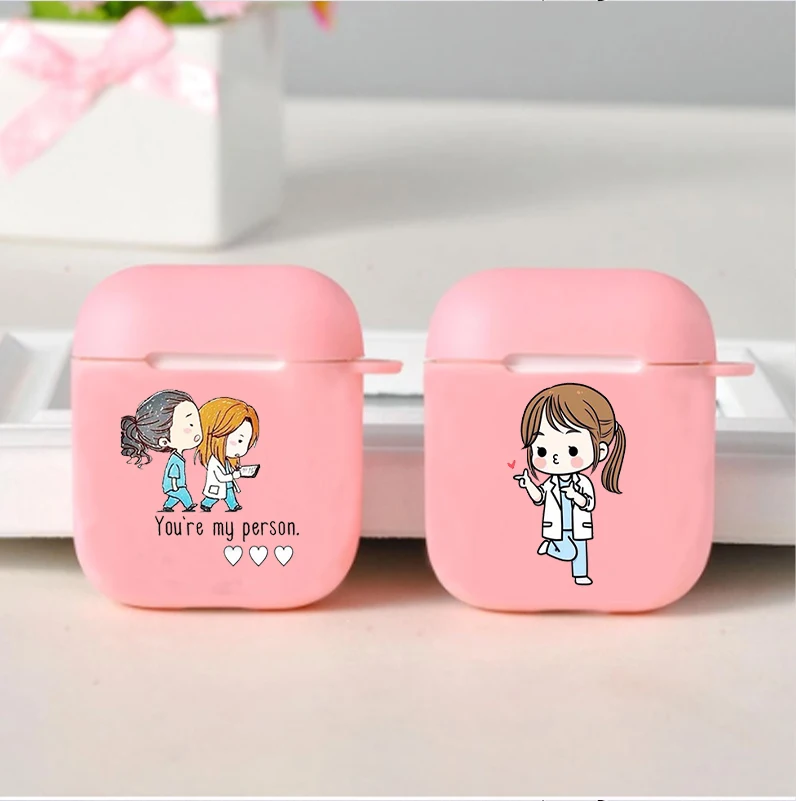 

Greys Anatomy You are my person Soft TPU Case For AirPods 1 2 3Pro Cartoon Medicine Doctor Nurse Wireless Bluetooth Earphone Box