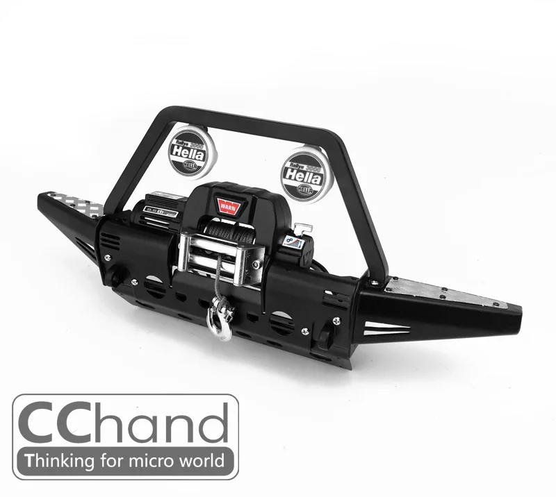 CChand полностью металлический передний бампер (можно установить лебедку) для RC4WD 1/10