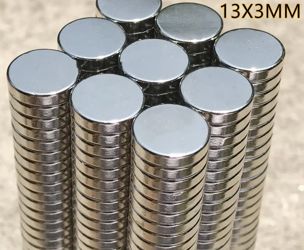

Магнит 100 шт./лот N38 диаметр 13x3 мм круглый магнит сильный магнит редкоземельный неодимовый магнит 13x3 мм Оптовая Продажа 13*3 мм
