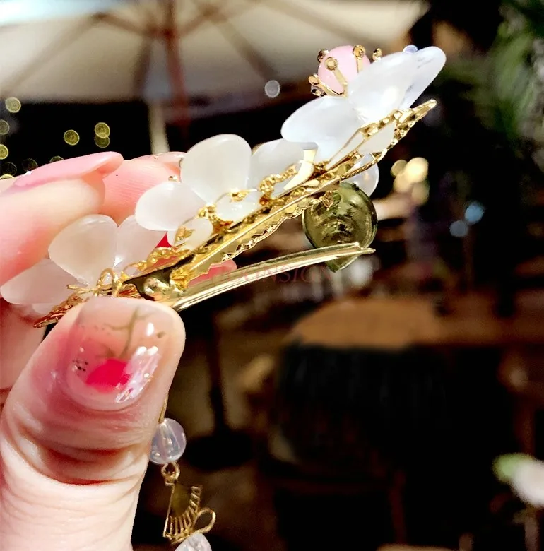 Заколка для волос в старинном стиле аксессуары китайском Hanfu головной убор детей