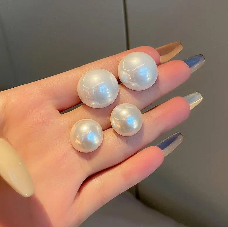 Новые милые Элегантные Необычные жемчужные серьги-гвоздики для женщин 2021 модные